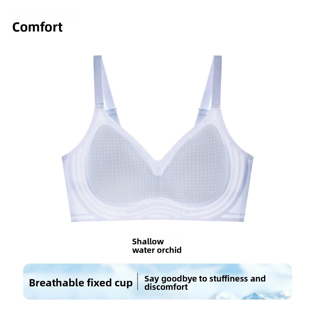 Female Summer Thin Cool Breast Close Anti Sagging Small Chest Traceless Underwear