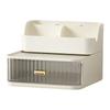 Drawer Style Stationery Cosmetic Organizer Plastic Storage Box For Office Dorm Desk
