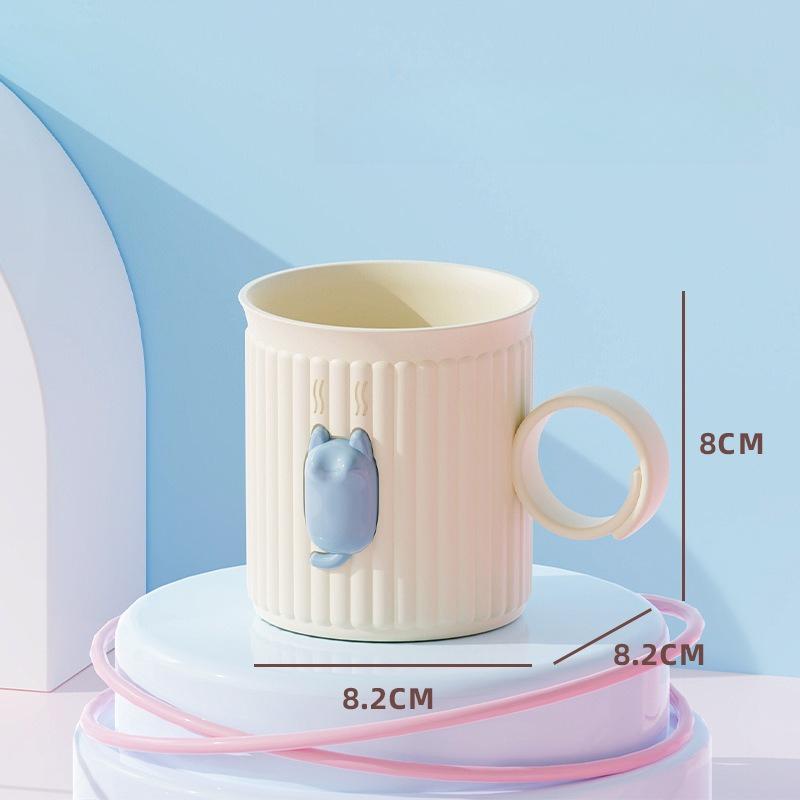 Light Luxury Cartoon Mouthwash Cup Set Couple Brushing Mouthwash Cup Cute High-value Student Dormitory Tooth Cup