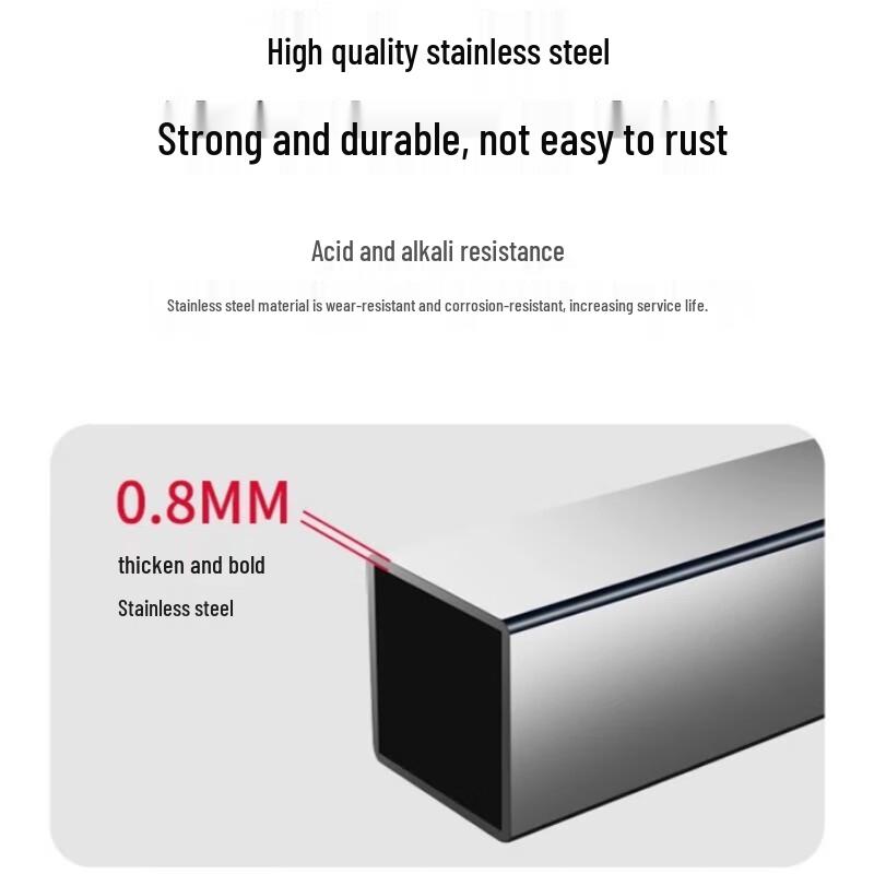 North Mansion Push-Type Stainless Steel Cleaning Cart