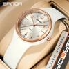 SANDA Fashion Quartz Women's Watches Simple Exquisite Dial Silicone Strap Waterproof Lightweight Luminous Display Student Watch