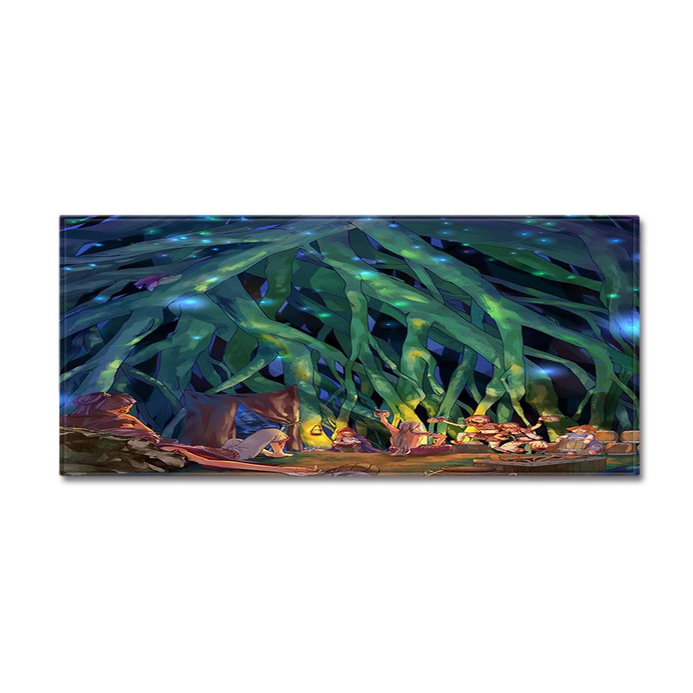 Warm Heart Tree Hole Entrance Door Door Mat Kitchen Bathroom Non-Slip Floor Mat Living Room Bedroom Absorbent Carpet