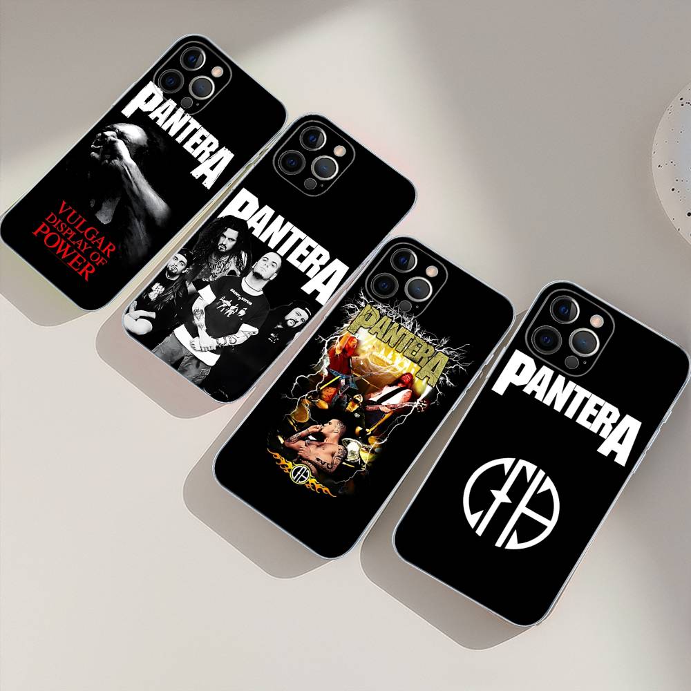Dark Heavy Metal Rock P-PanteraS Band For IPhone 17 16 15 14 13 12 11 Pro Max Plus Transparent Soft TPU Phone Cover