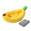 Banana Cat Bed Cute Banana-Shaped Washable for Kittens