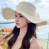 Summer Straw Hat With Wide Brim For Women Sunshade And Casual Outdoor Wear