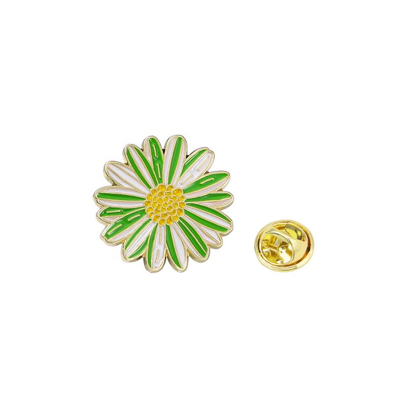

1pc Plant flower series brooch alloy drip glue flower bell orchid enamel pin clothing accessories metal badge
