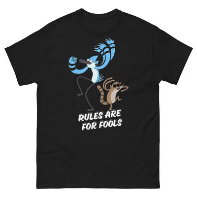 Custom Regular Show Tee, Funny Shirts, Unisex Mordecai and Rigby T-shirt