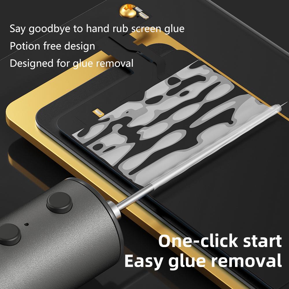 MaAnt CJ-3 Electric OCA Glue Remover 4-speed adjustment Ultra-long battery life 30 seconds automatic sleep remove glue Tools set