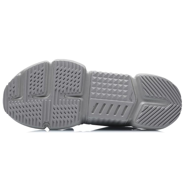 Li Ning Wujie Freizeitschuhe Unisex Niedriger Schaft Silberfisch Grau AFPR001-2