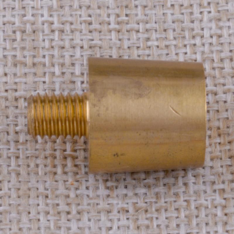 2Pcs M8 Thread Cone Battery Pole Adapter Terminals Connectors Fittings Brass Universal for Car Automobile Boat RV