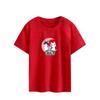 Harajuku tricouri cu mânecă scurtă cu imprimeu drăguț de desene animate pentru femei, vară, bumbac pur, casual, largi, pentru studenți, topuri Y2k pentru femei