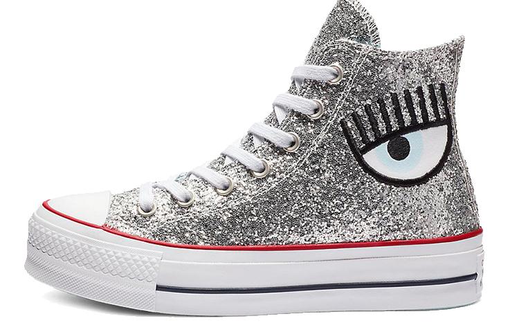Chuck Taylor All Star Chiara Ferragni x Chuck Taylor All Star Wmns Converse 'Lift Silver' Damen 563828C 35