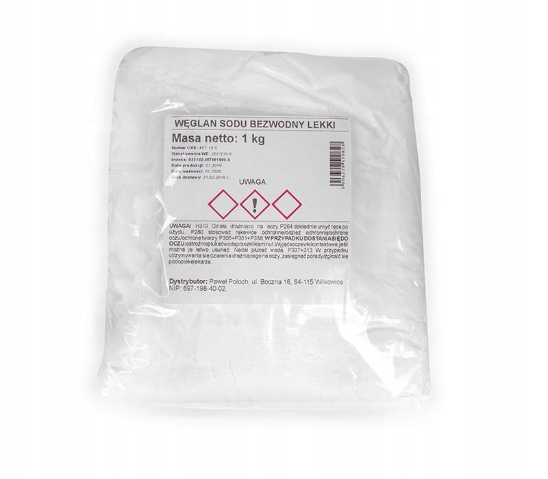 CARBONATO DI SODIO LEGGERO ANIDRO, 1 kg, Wild Nature