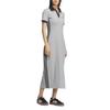 adidas Originals Simple Short-Sleeved Dress for Women, Gray