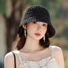 Breathable Sunshade Basin Cap Temperament Sun Protection Cap Visor Cap Woven Fisherman Hat  Outdoor