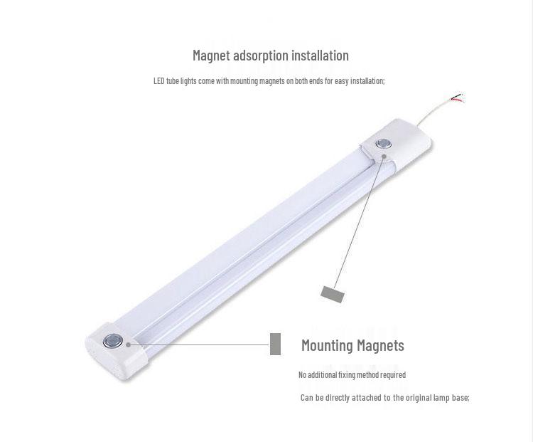 LED Tube Replacement: H-Type Four-Pin Fluorescent Retrofit, Three-Color, Energy-Saving, 12W/24W/36W/40W/55W