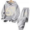 67 Šik dětské mikiny Set 3-12 let Korejský Streetwear Blokový teplákový komplet Módní Pohodlná dětská mikina 2dílné sety Tepláková souprava