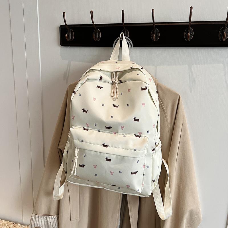 New High-value Schoolbag Ins Niche Junior High School Student Backpack Small Backpack Women's Simple Versatile Bag