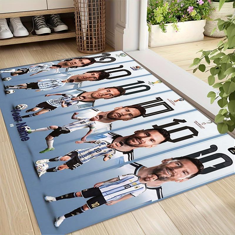 Custom Number Ten Legend Carpet Rug Soft Washable Anti Slip Home Living Room Sofa Mats Personalized Christmas Rug