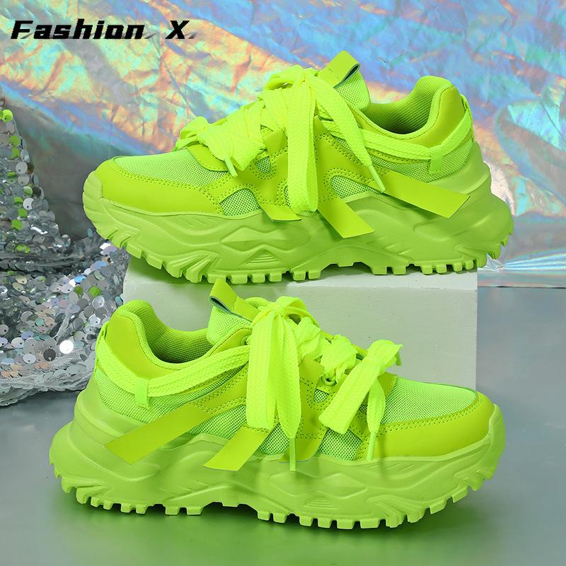 Adidași roz cu platformă pentru cuplu, pantofi cu talpă groasă, femei, bărbați, modă 2025, pantofi groși de lux, adidași de tenis slip-on, adidași casual de primăvară