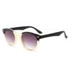 Stylish Unisex Round Reading Sunglasses Female Male Gradient Hyperopia Computer Presbyopia Reading Eyewear Diopters +1.0 to +4.0