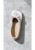 Scarpe Basse da Donna in Morbida Pelle con Punta Divisa e Fiocco - Collezione 2026: Versatile, Bocca Stretta, Design Slip-On