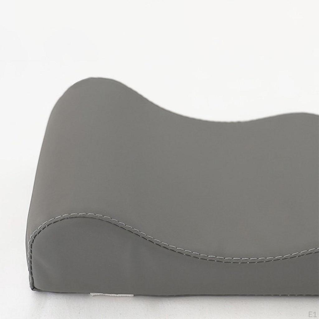 Head And Neck Support Cushion for Pilates Reformer with Adjustable Strap, Compact Made of PU
