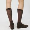 See-Through Knee Socks_Brown