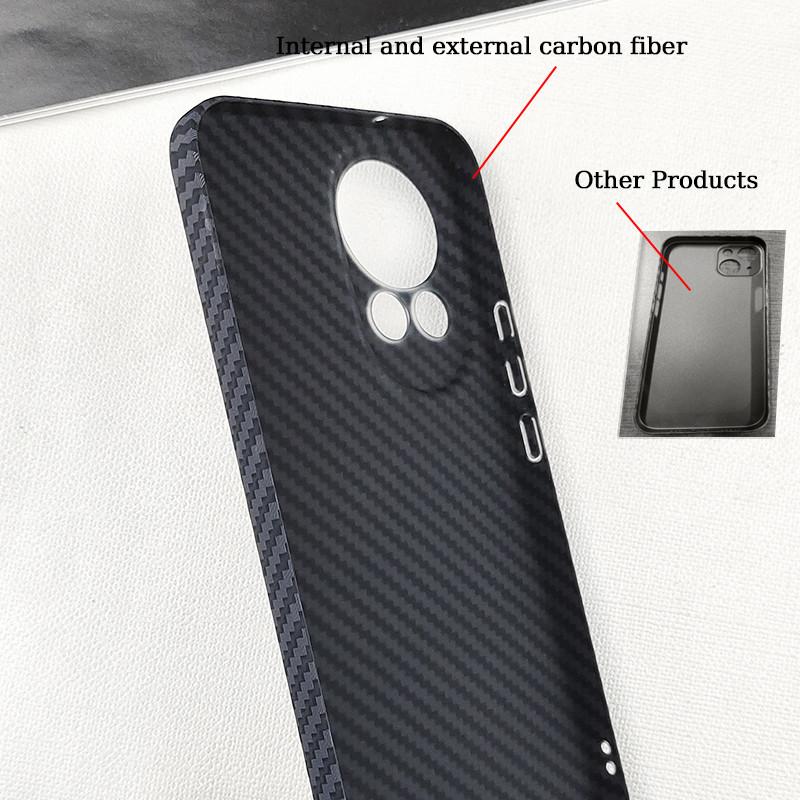 Luksusowe Ultracienkie Etui na Telefon z Teksturą Włókna Węglowego Dla Huawei Nova 13 12 11 Pro Ultra 12s Lite Odporne na Odciski Palców Twarde PC Pełna Ochrona Pokrowiec