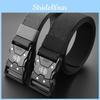 Fashionable Alloy Buckle Men Nylon Woven Waist Belt For Outdoor Activities