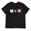 Bubblegum, Finn, and Marceline T-Shirt Quick Drying Football T Shirt Anime T Shirts for Men Pack