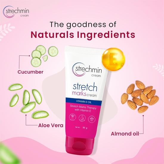 Leeford Stretch Marks Cream for Reducing Stretch Marks & Scars During Pregnancy or Weight Loss - Women Pack of 1