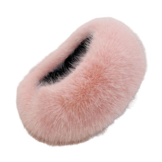 

Зимняя шляпа с полым верхом, дизайн с широкими полями, плюшевая шляпа, однотонная, для активного отдыха, велоспорта, путешествий, утепленный головной убор розовый