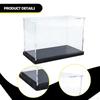 Motorrad Modell Vitrine Motorrad Box 1/24 Staubdicht und Schwarze Basis Arbeitsplatte