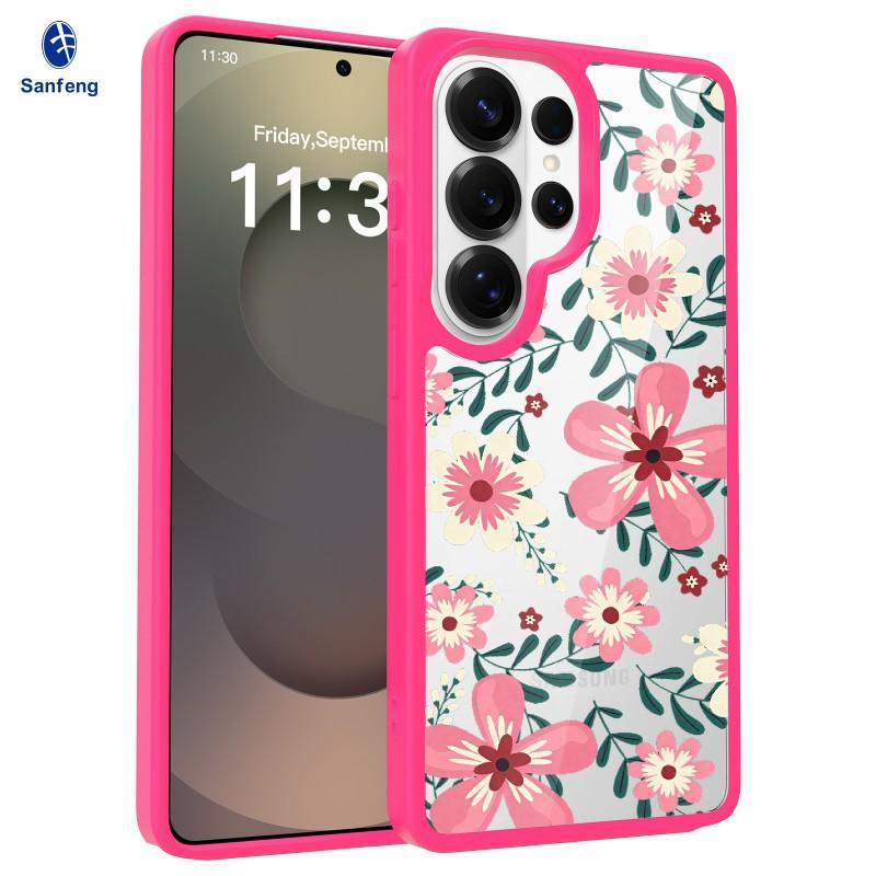 Tailor-made S26ultra Magnetic Phone Case S25 Plus Two-in-one Skin-sensitive Transparent Protective Cover