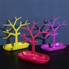 Home Plastic Desk Organizer Key Storage Rack Bird Tree Design Key Holder Jewelry Rack