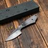 Multipurpose DIY Damascus Steel Blade Blank Semi-Finished Product For Handmade Fruit Small Straight Knife Making