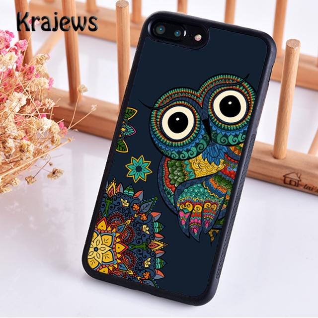 Krajews Bird Owl Nature Predator Phone Case Cover For iPhone 17 Air 16 15 14 Plus 11 12 13 Pro Max Plus Coque Fundas