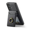 MAGKING K1 Series For Samsung Galaxy S24 FE Magnetic Case PC + TPU + PU Phone Cover with Card Holder