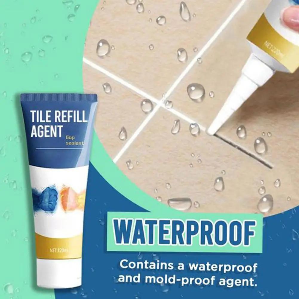 Waterproof Tile Repair Filler Seam Beauty Agent Ceramic Tile Grout Repair Fill Gaps Kitchen Bathroom Specific Mildew Proof
