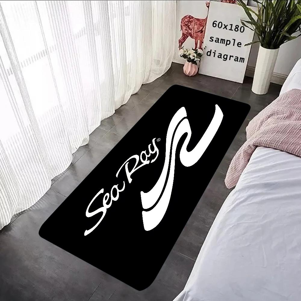 S-Sea-Ray-S Floor Mat Graphic Printed Flannel Doormats for Bathroom Kitchen Entrance Carpet Home Decor