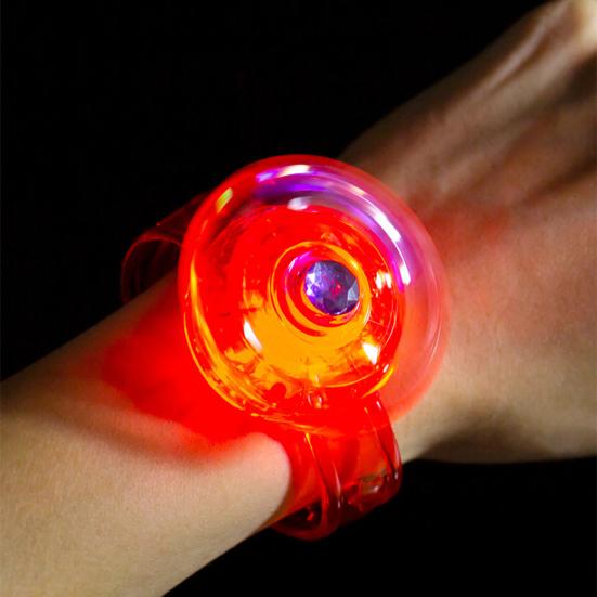 10 Adet LED Yanıp Sönen Jiroskop Saat Stres Kaygı Giderici Ayarlanabilir Çocuklar Yetişkinler Karikatür Fidget Spinner Renkli Işıklı Bilezik Oyuncak Parti Hediyeleri