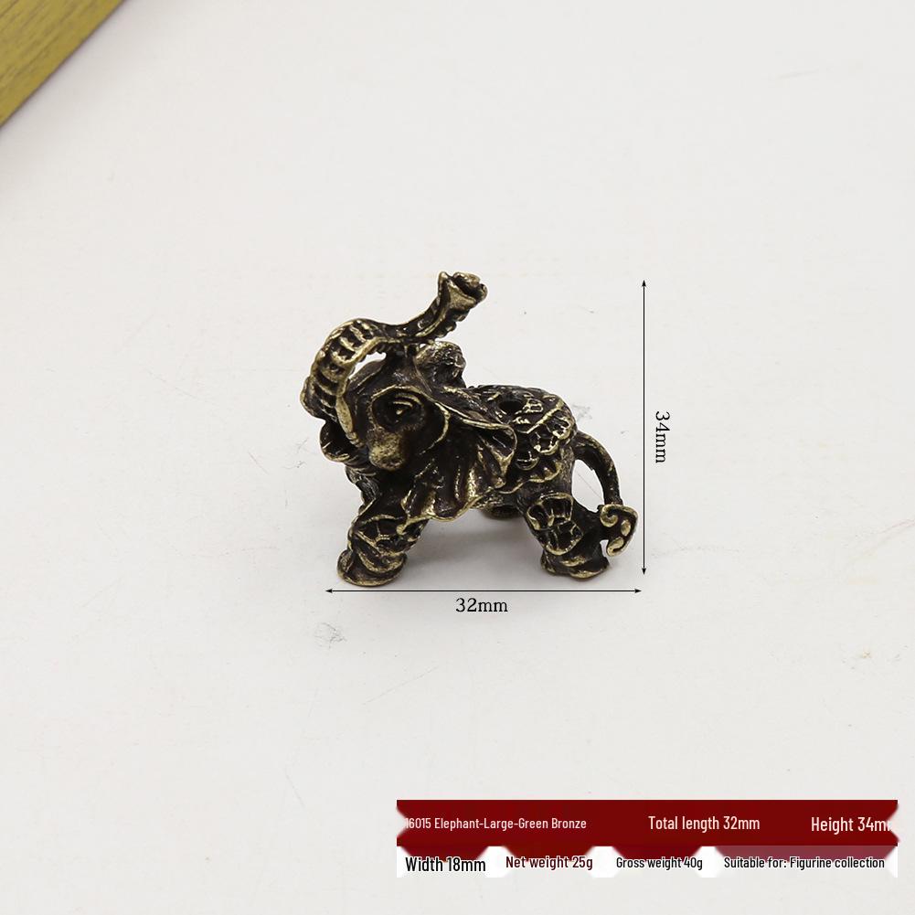 Antike Bronze Vier Göttliche Bestien Ornamente: Blauer Drache, Weißer Tiger, Roter Phönix und Schwarze Schildkröte - Feng Shui Dekoration für Wohlstand