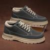 Martin Men's Spring Breathable Work Boots - Trendy, Versatile, Thick-Soled Casual Skate Shoes