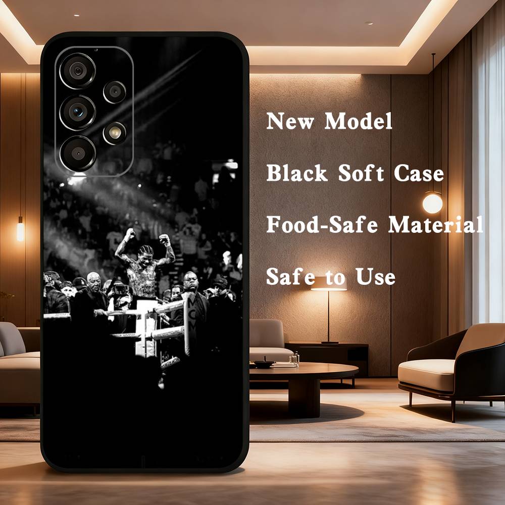 

G-Gervonta Boxer D-Davis Phone Case For Samsung Galaxy A73,31,32,72,41,53,52,71,22,5G,Note,J7,8,9 Soft Black Cover SamsungNote20ultra