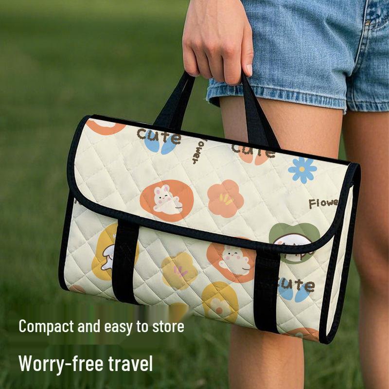 Waterproof Outdoor Picnic & Camping Mat: Thick, Moisture-Proof, Portable Lawn Cushion