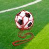 Football Kick Trainer Soccer Ball Net KICKER Equipment Training Aid Nylon Holder Bag Juggling