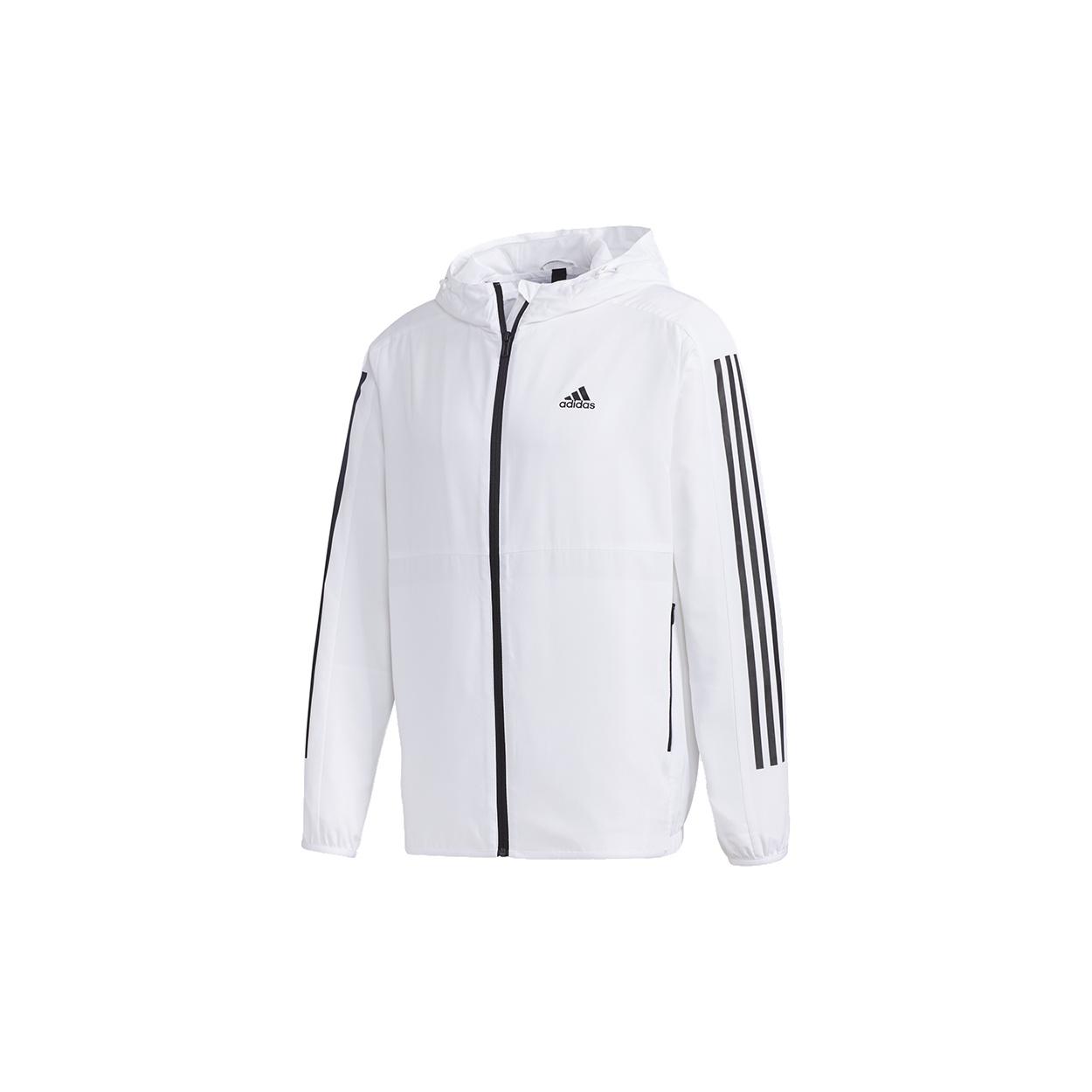 adidas Must Haves 3-Stripes Windbreaker - White Men s GF3964 S