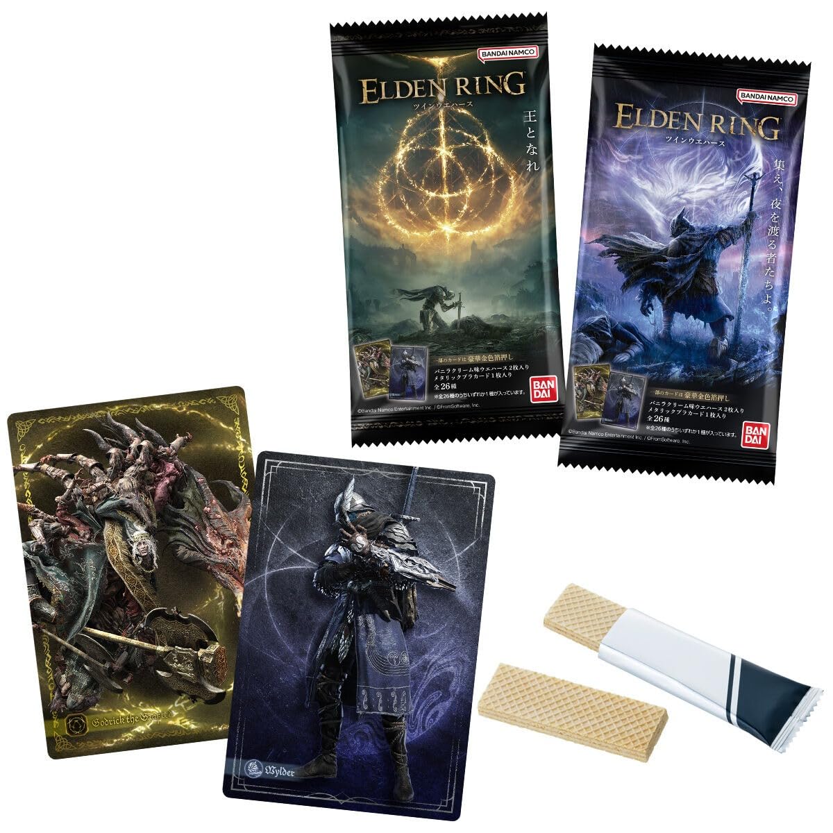 

Bandai Elden Ring Двойные вафли Конфеты Игрушка Набор из [Коробка 20]