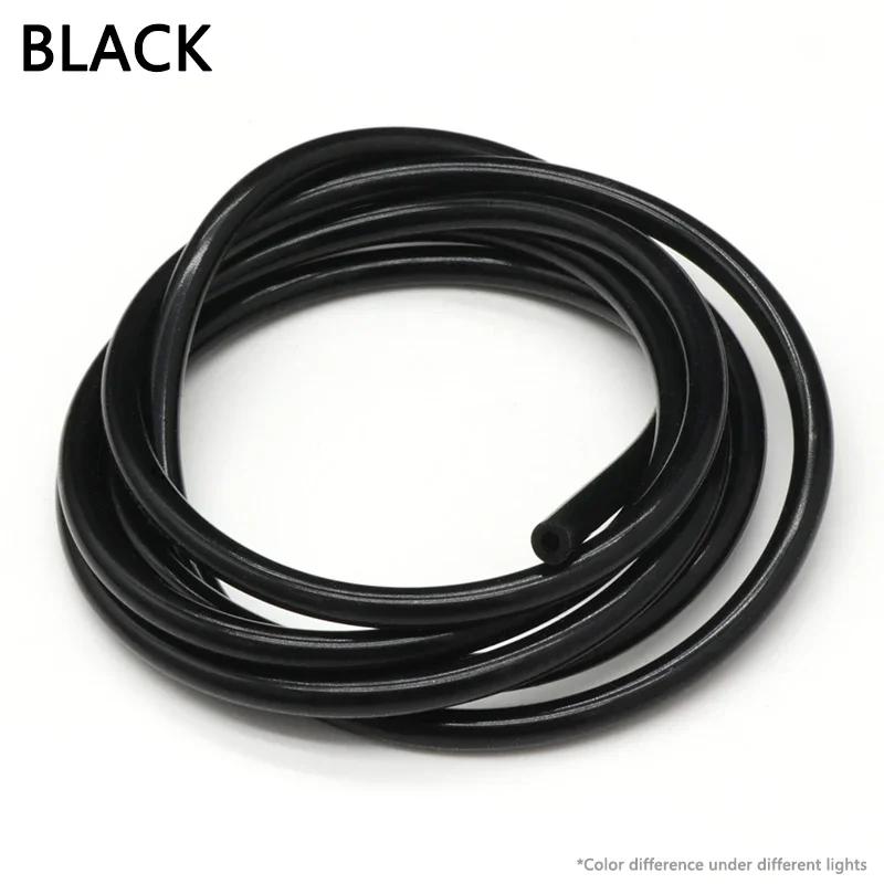 

1/5M силиконовая трубка ID 1 2 3 4 5 6 7 8 мм гибкий резиновый шланг толщина 1 мм пищевой мягкий молочный пивной напиток труба водопроводный соединитель 1 Meter&ID 1mm x 3mm OD чёрный